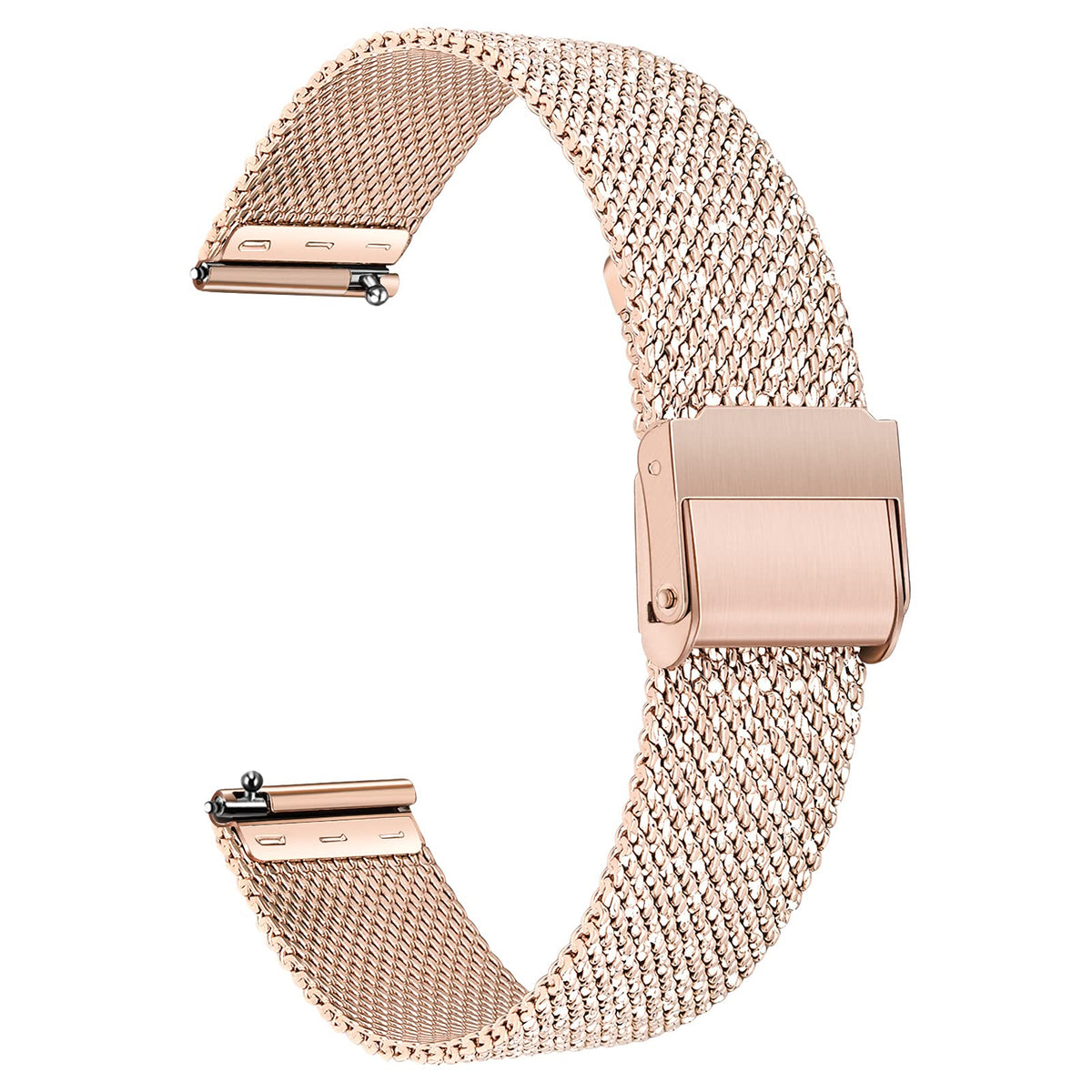 TRUMiRR Replacement for Garmin Venu Sq 2 Music/Vivomove Sport/Venu 2 Plus Bracelet, 20 mm Mesh Woven Stainless Steel Bracelet Metal Watch Strap Replacement Strap for Garmin Venu 2 Plus 43 mm Vivomove