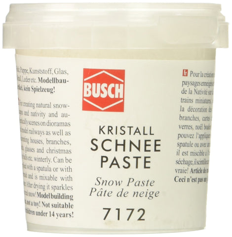 Busch 7172 Snow Paste 150G HO Scenery Scale Model Scenery