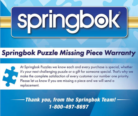 Springbok's 1500 Piece Jigsaw Puzzle Table Treats - Made in USA