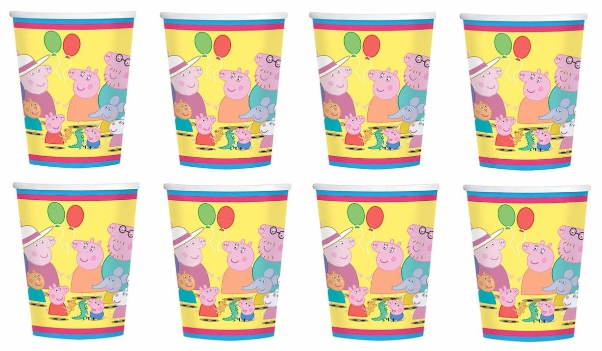 Amscan Cups | Peppa PigÃƒÆ’Ã‚Â¢ÃƒÂ¢Ã¢â€šÂ¬Ã…Â¾Ãƒâ€šÃ‚Â¢ Collection | 8 pcs | Party Accessory