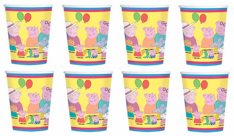 Amscan Cups | Peppa PigÃƒÆ’Ã‚Â¢ÃƒÂ¢Ã¢â€šÂ¬Ã…Â¾Ãƒâ€šÃ‚Â¢ Collection | 8 pcs | Party Accessory