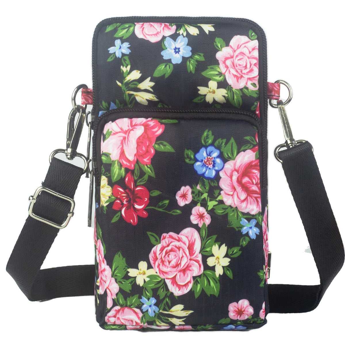 DuoLmi Small Crossbody Wallet Phone Bag Women Mini Crossbody Purse Cell Phone Shoulder Bag Wallet Cell Phone Purse with Adjustable Long Shoulder Strap, Arm Bags Lightweight for Women Lady