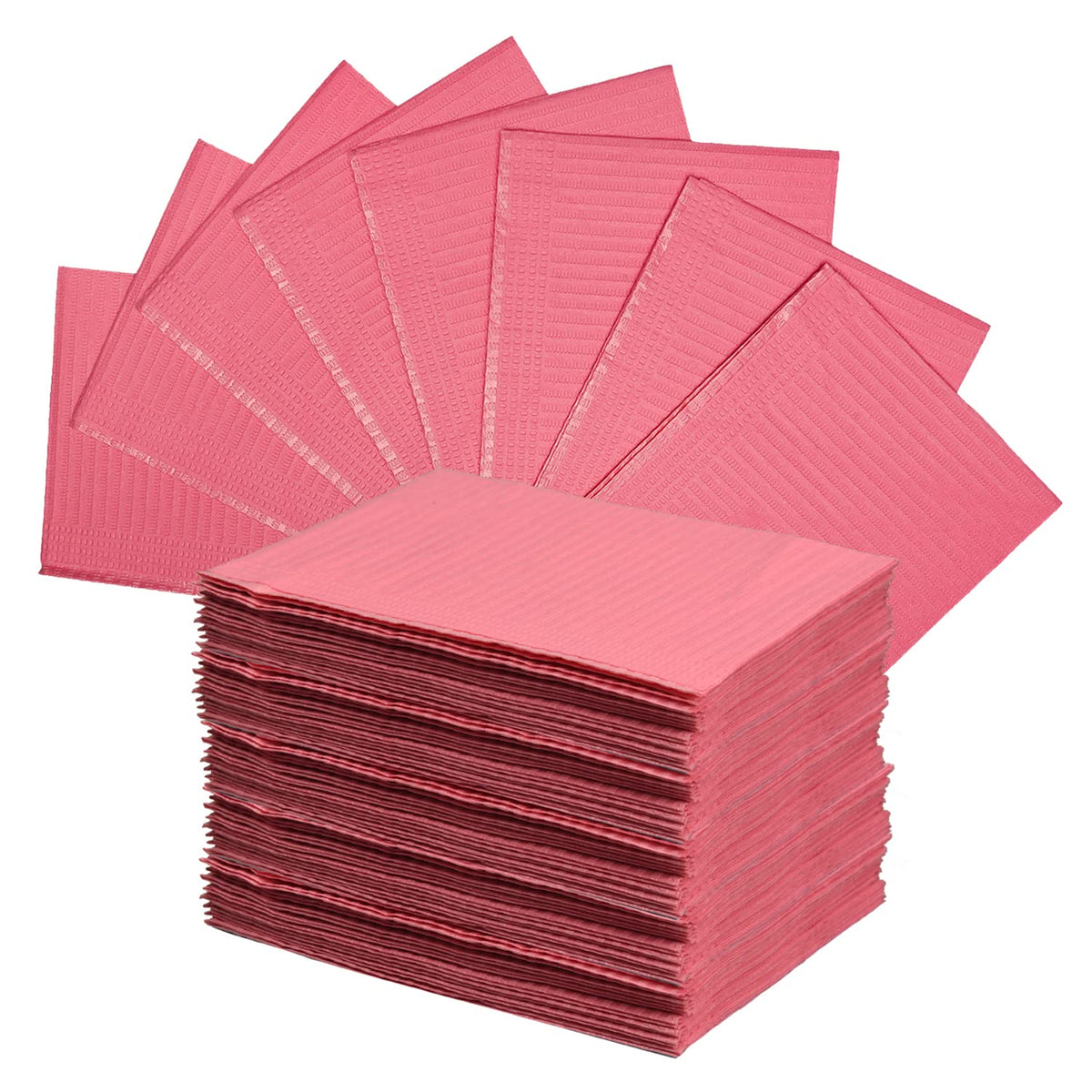 NAUZE 60 Pack Tattoo Table Mats Tattoo Tray Covers Disposable Pink Square Tattoo Pad Tattoo Piercing Waterproof Sheets