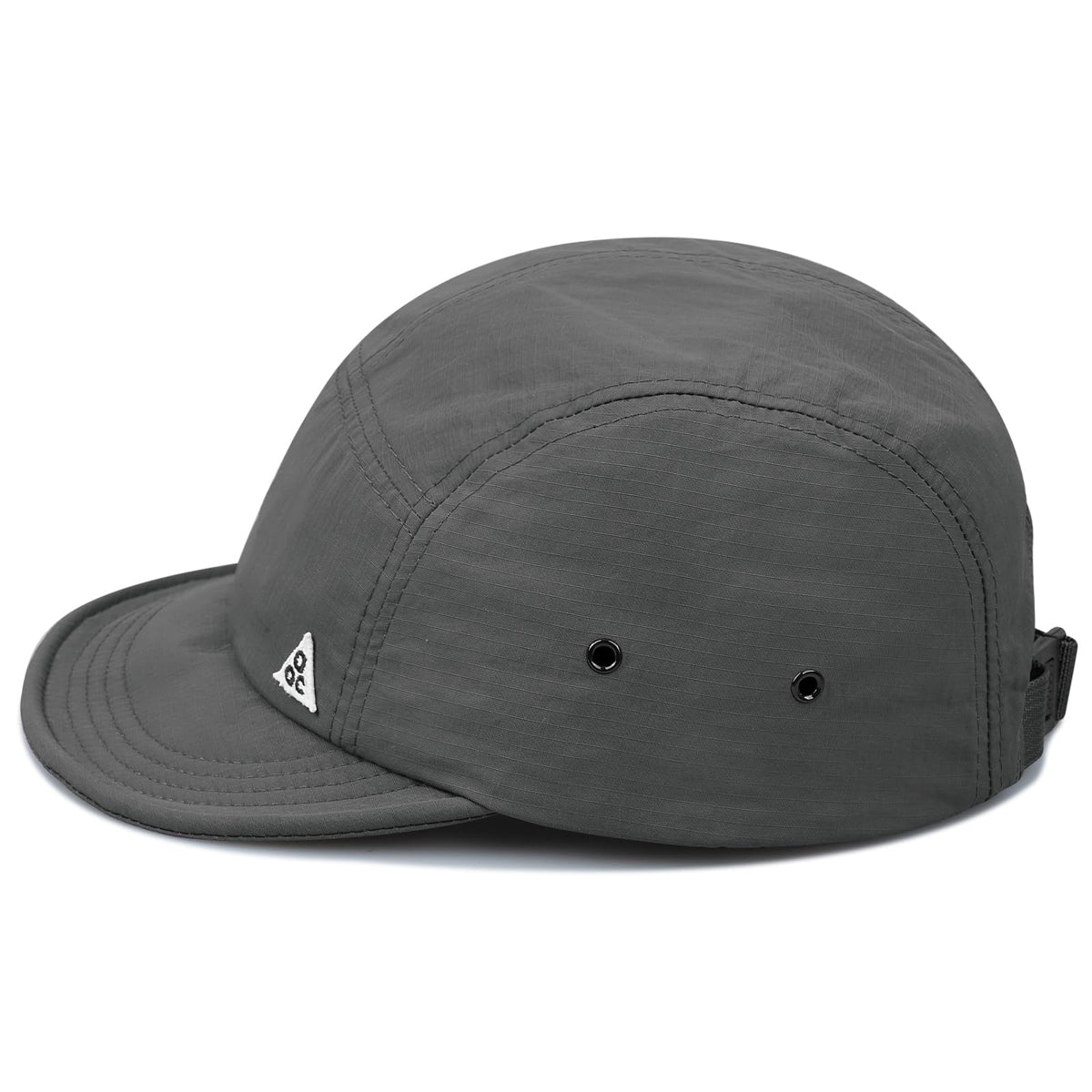 Clakllie Waterproof 5 Panel Baseball Cap Flat Brim Baseball Cap Quick Dry Running Cap Breathable Short Brim Cap Adjustable Dad Cap, CDGE-DDY1-Gray, One Size