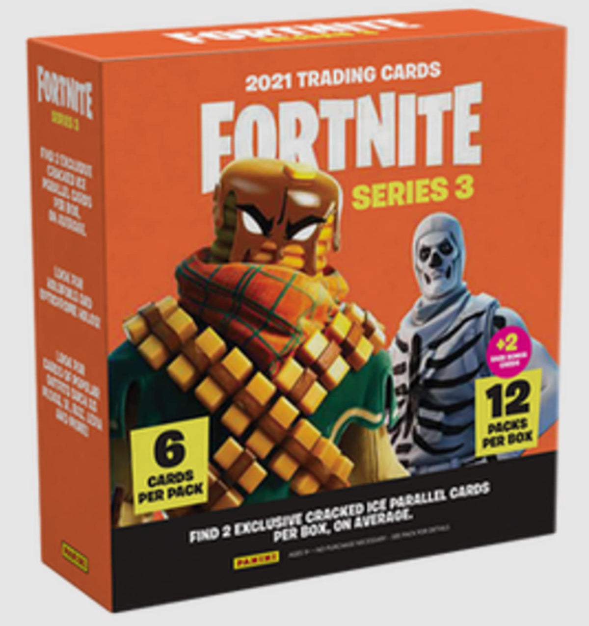 Panini 2021 Series 3 Mega Box - 72 Trading Cards per Box - 2 Exclusive Cracked Ice Parallel Cards per Box