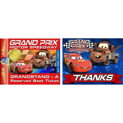 Disney Cars Grand Prix Birthday Table Cover