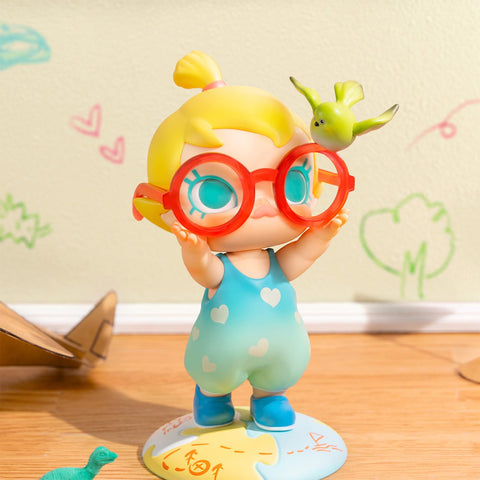 POP MART Baby Molly When I was Three?Series Figures, Baby Molly Blind Box Figures, Random Design Action Figures Collectible Toys Home Decorations, Holiday Birthday Gifts for Girls and Boys, Single Box