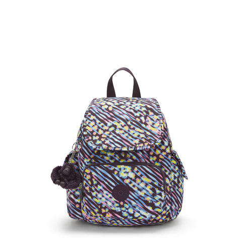Kipling Women's City Pack Mini Backpack, Undersea Lights, 10.75''L x 11.5''H x 5.5''D