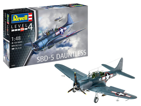 Revell 03869 SBD-5 Dauntless 1:48 Scale Unbuilt/Unpainted Plastic Model Kit