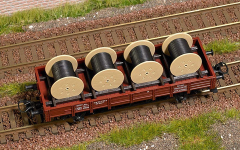Busch 1681 Cable Roll Load 4/ HO Scenery Scale Model Scenery