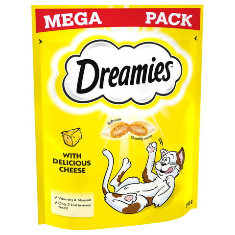 DREAMIES Cat Treats with Cheese Mega Pack 200g