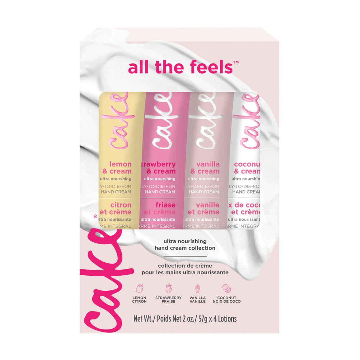 be Delectable from Cake Beauty 4-pc. Assorted Hand Cream Gift Set
