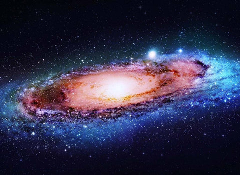 PigBangbang,20.6 X 15.1'' Premium Basswood Bright Colorful Art Pictures Jigsaw Puzzles Cartoon 500 Piece Home Decoration-Dark Galaxy Space Stars Universe