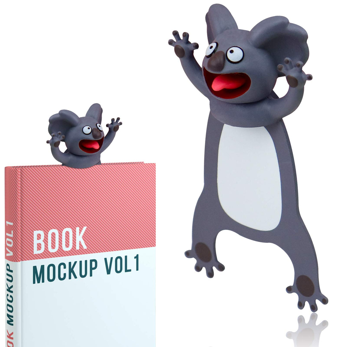 3D Bookmarks - Animal Bookmarks Book Friend Bookmark (Koala)