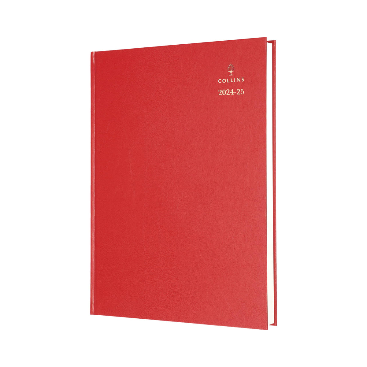 Collins Standard Desk Mid Year Diary Planner A4 Week To View Academic Year 2024-25 (Appointments) FSC Paper - Red - Weekly Journal for Students, Teachers - 40M.15-2425 - July 2024 to July 2025