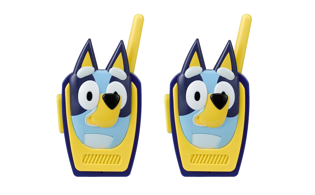 ekids Bluey Toy Walkie Talkies for Kids, Indoor and Outdoor Toys for Kids and Fans of Bluey Toys for Toddlers