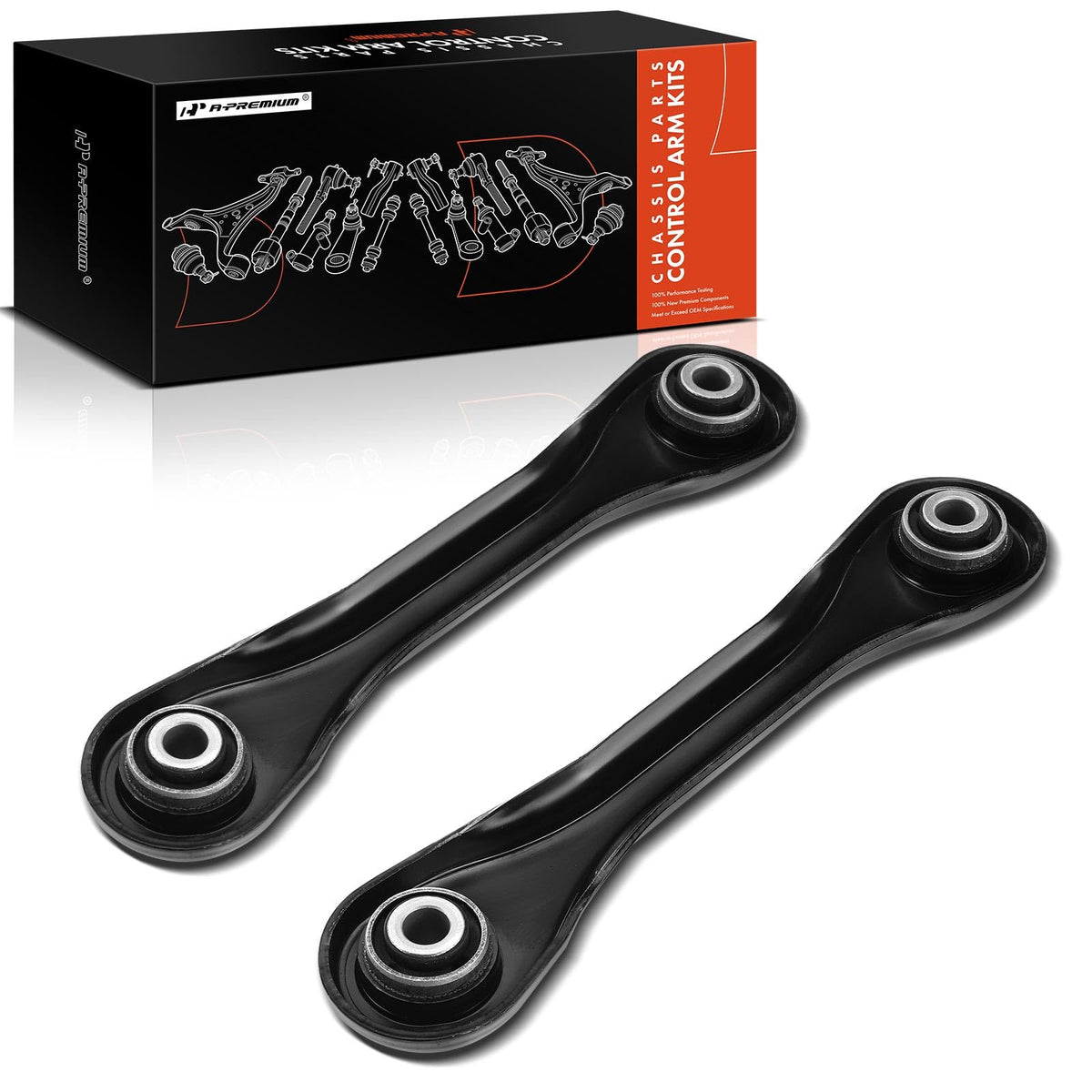 A-Premium 2 x Rear Forward Lower Control Arm, with Bushing, Compatible with Ford Escape 2013 2014 2015 2016 2017 2018