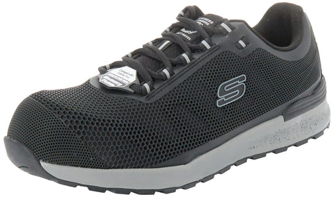 Skechers Men's BULKLIN LYNDALE Trainers, Black Black Blk, 8.5