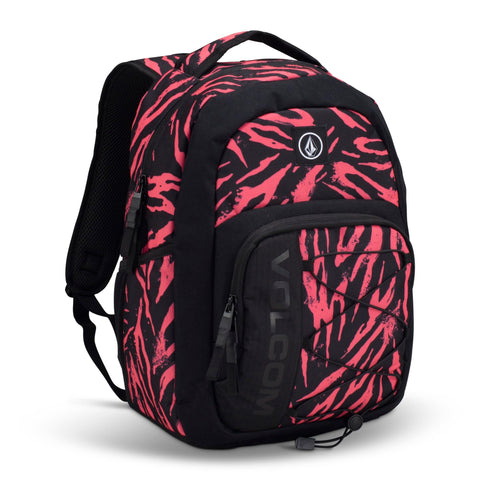 VOLCOM WEESTONE BACKPACK, RED ZEE-BRAH, One Size