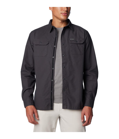 Columbia Men's Landroamer Lined Shirt, Shark, Large