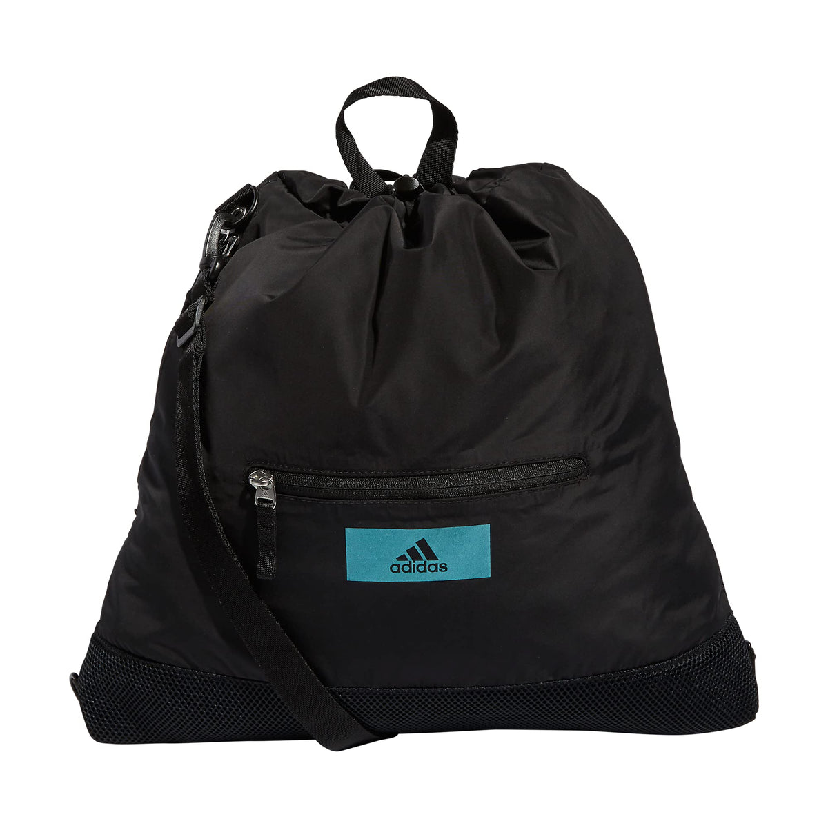 adidas Unisex's Squad Convertible Crossbody Bag, Black/Shadow Chrome, One Size