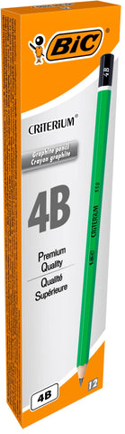 BIC Criterium 550 4B Mechanical Pencils (Box of 12),black