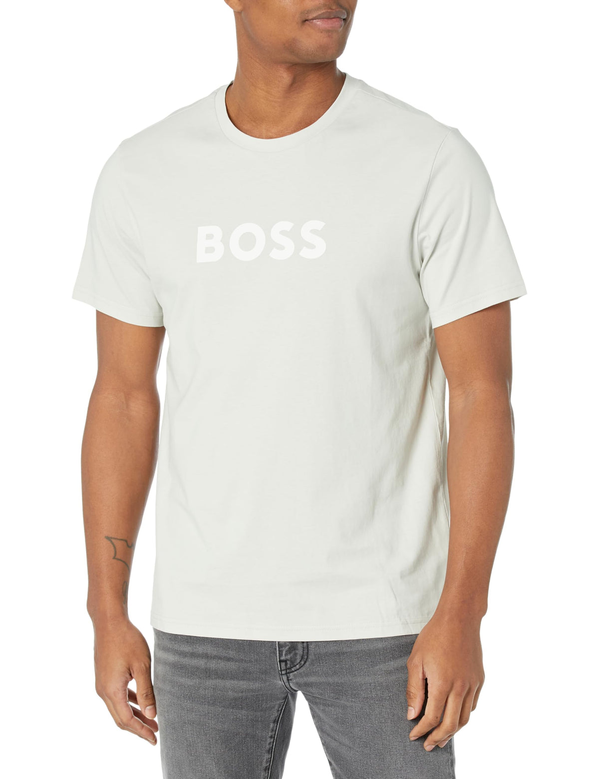 BOSS Regular Fit Short Sleeve Beach T-Shirt