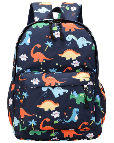 TODREMOU Kid Backpack for Boys 3-7 Years, Children's Dinosaur Backpack, School Bag Boys (Navy blue)