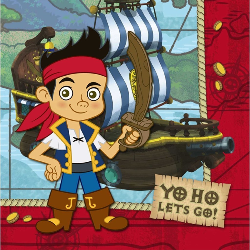 Jake and the Never Land Pirates Luncheon Napkin