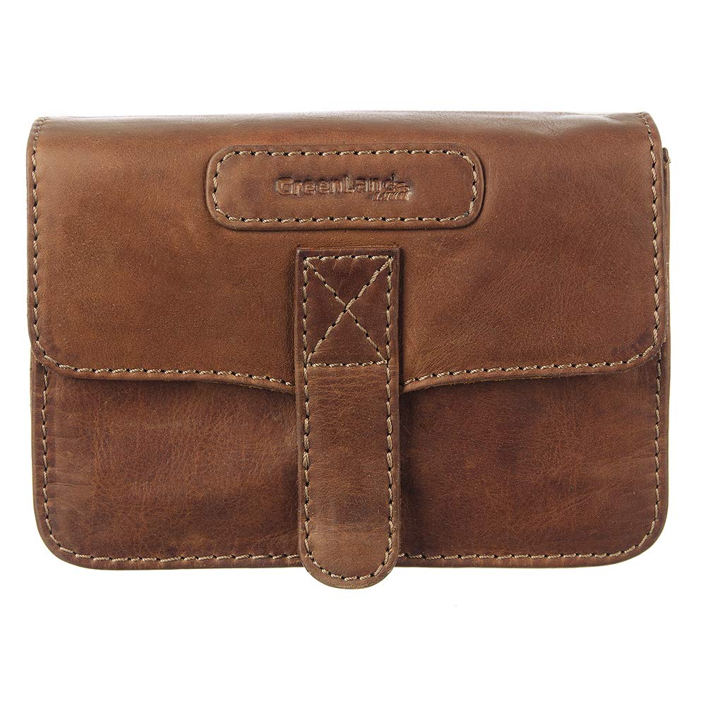 Greenland Nature Soft & Safe Fanny Pack RFID Leather 16 cm
