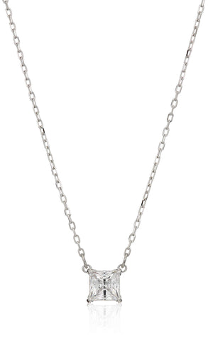 Swarovski Rhodium Plated Attract Necklace
