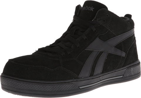 Reebok Work Men's Dayod Safety Toe Skateboard Work Shoe, Black, 7 M US