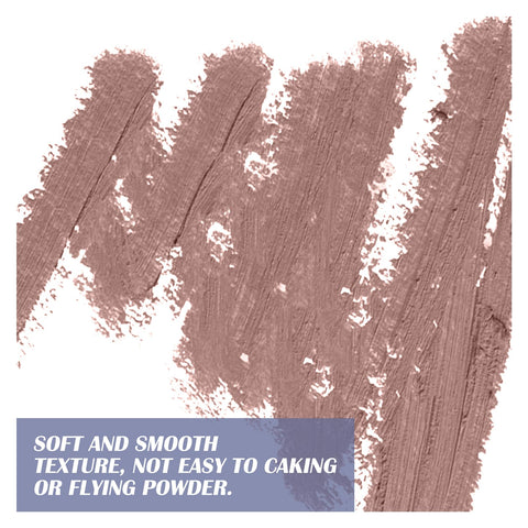 Boobeen Eye Shadow Pen, Matte Glitter Crayon Eyeshadow Pencil, Eye Primer & Brightening Stick for Long Lasting Makeup, with Built-in Smudger