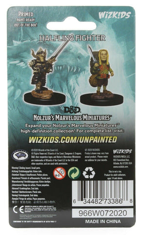 WizKids D&D Nolzurs Marvelous Unpainted Miniatures: Wave 6: Male Halfling Fighter