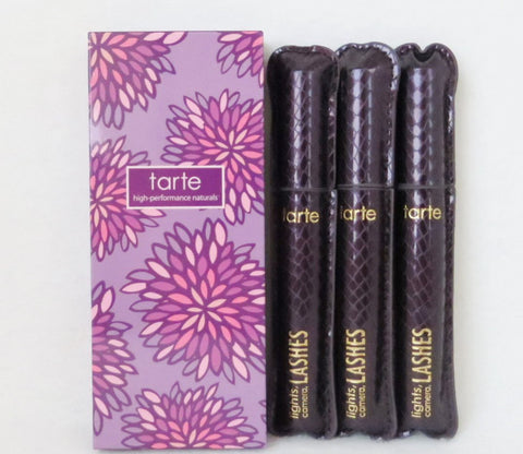 Tarte Lights, Camera, LashesÃƒÆ’Ã‚Â¢ÃƒÂ¢Ã¢â€šÂ¬Ã…Â¾Ãƒâ€šÃ‚Â¢ Lengthening, Curling, Volumizing, and Conditioning 4-in-1 Mascara Trio 0.24oz Each