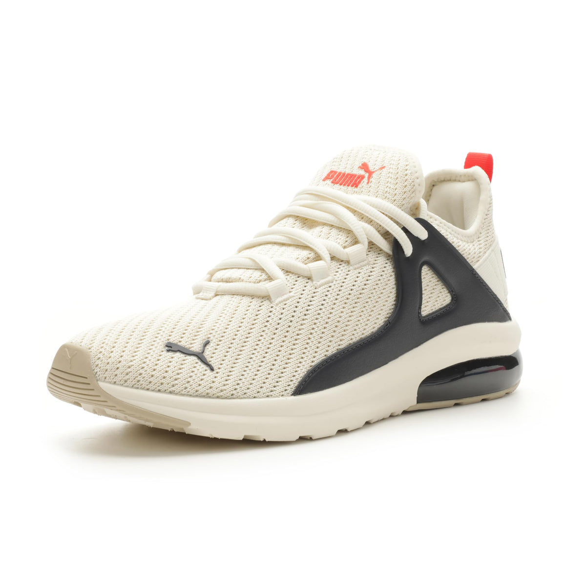 PUMA Mens Electron 2.0 Cross Trainer, DOUBLEKNIT Pristine-Parisian Night-Cherry Tomato, 11.5