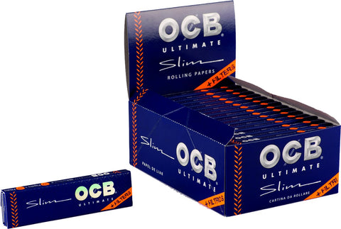 OCB 15427 Ultimate Rolling Papers (Papers, 32 A Packets Sheets Blue