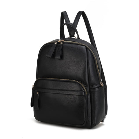 MKF Collection Backpack Purse, Vegan Leather Fashion Travel Pocketbook Bag, Top handle Daypack