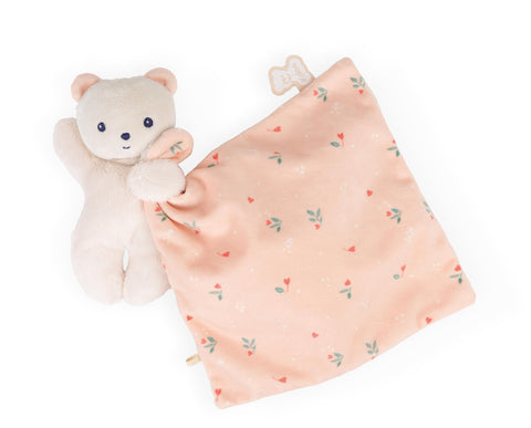 Kaloo CarrÃ© Douceur- My First Lovey - Leaves of Love Bear - Machine Washable - Ages 0+ - K972005