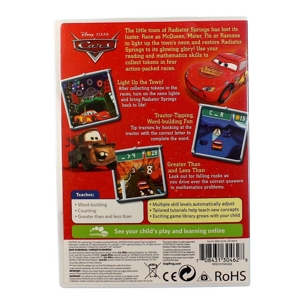 LeapFrog Leapster Learning Game Cars