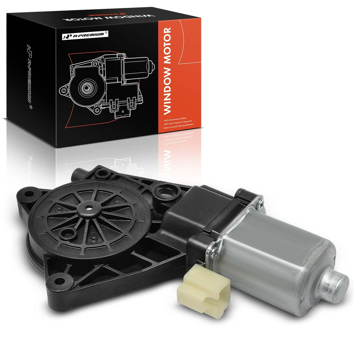 A-Premium Power Window Lift Motor Compatible with Ford Fusion 2006-2012 & Mercury Milan 2006-2011, Front Right Passenger Side