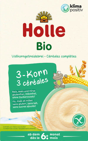 Porridge 3 Dairy Free Grains Without Gluten 250g EKO Holle