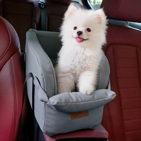 Dog Car Seat Centre Console Dog Booster Dog Car Seat Small Dog Cat Booster Seat for Dogs Cats Pets Up to 22lbs