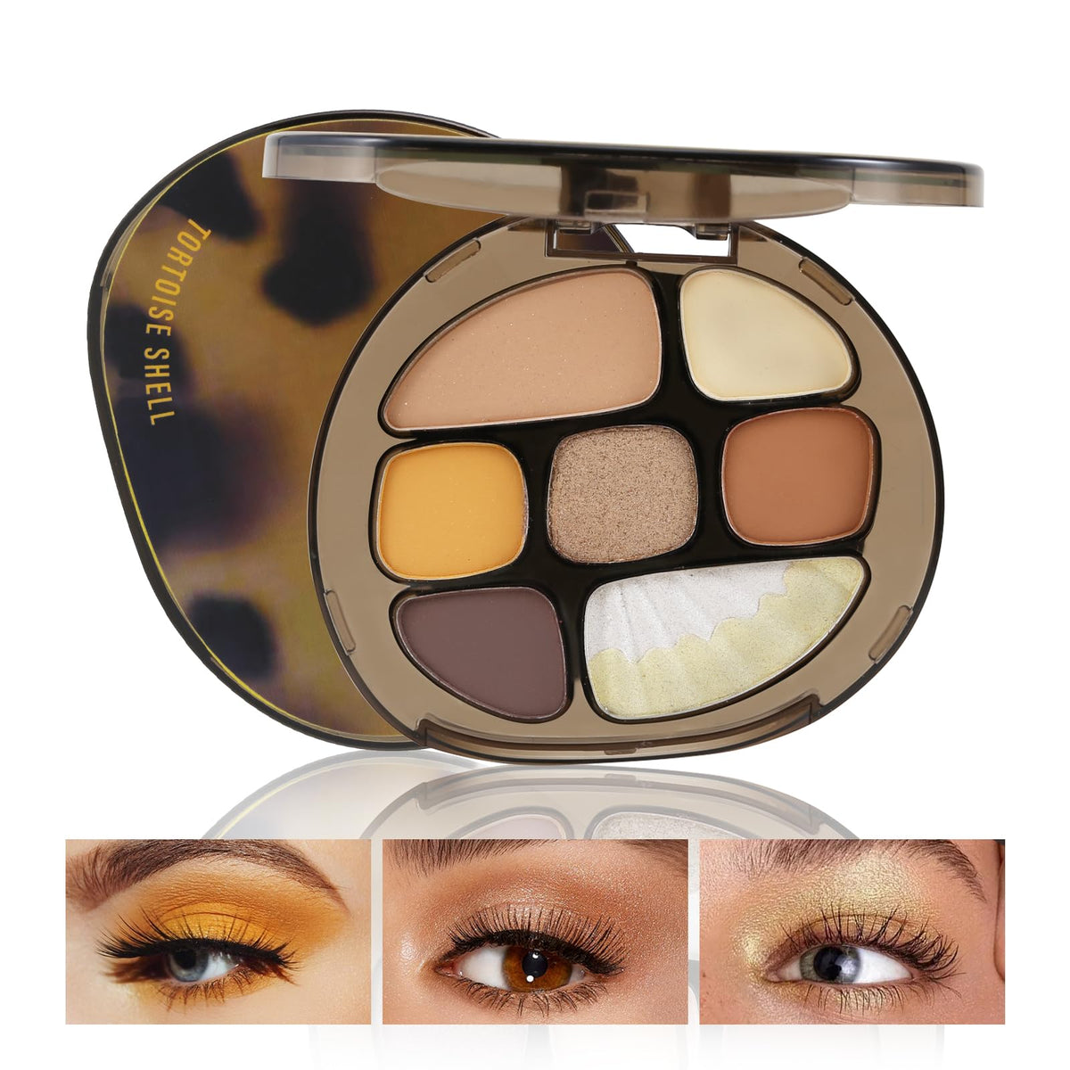 Boobeen 8 Colors Eyeshadow Palette, Highly Pigmented Pressed Eyeshadow Powder with Matte & Shimmer, Get Long Lasting Brilliant Eye Makeup