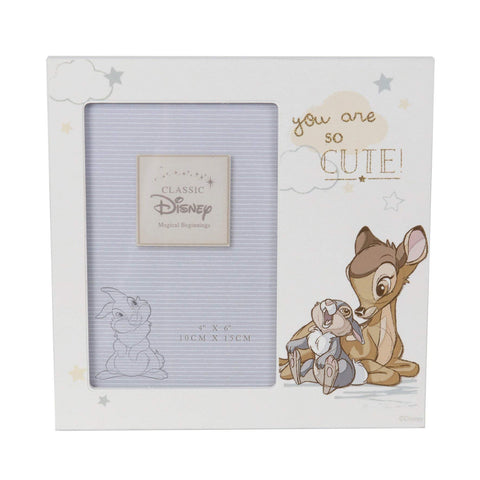 Disney Magical Beginnings 4"x 6" MDF Photo Frame Bambi & Thumper