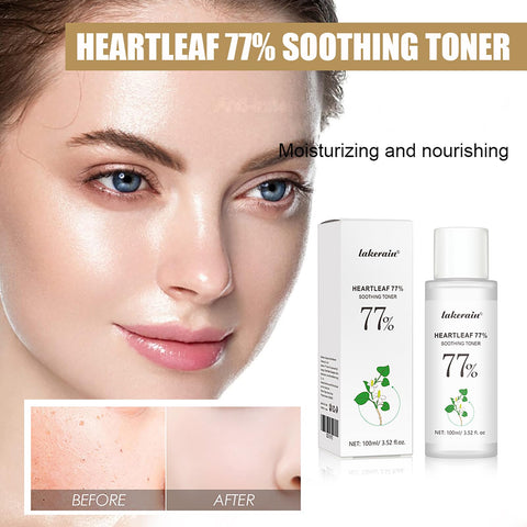 Easilydays Heartleaf 77% Soothing Toner, Deeply Moisture and Oil Balance, Balancing Oil, with Houttuynia Cordata Extract, Repairs, Calming Skin and Hydrating Heartleaf Facial Toner