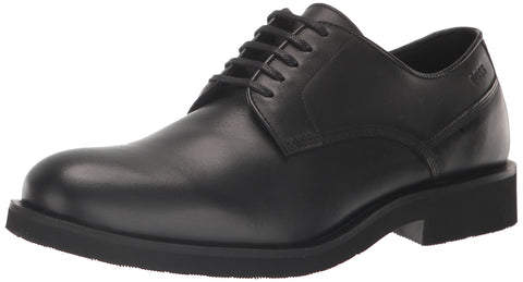 BOSS Smooth Leather Derby Dress Shoe Black Oil