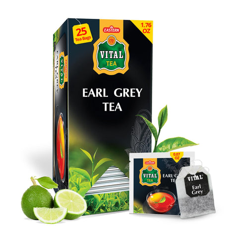 Vital Earl Grey Tea Bags - 25Pcs
