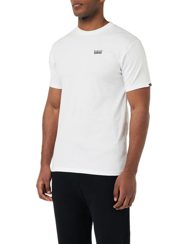 Vans Men's Mini Script T-Shirt, White, XS