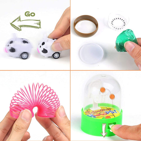 JOYIN 48 Pcs Prefilled Easter Eggs with Toys, filled Jumbo Easter Eggs, Pre Filled for Easter Basket Stuffers, Party Favors, Easter Egg Hunt, Classroom Events
